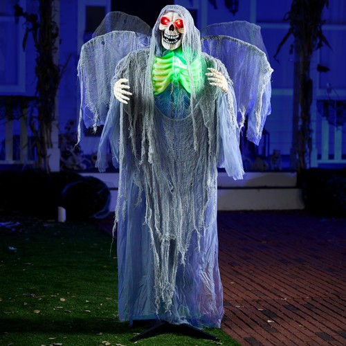 Joyin 67" Halloween Dekoration Outdoor Lebensgroß Animatronics Sensenmann So... - Bild 8 von 8