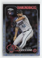 2024 Topps Chrome Logofractor Edition #77 Slade Cecconi RC
