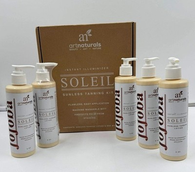 jojoba Art Naturals Soleil Sunless Tanning Lotion Kit - 8 Oz (5-Bottles)