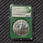 2024 MS 69 ASE. Green Label. From US Mint Sealed Box. 1 oz American Silver Eagle