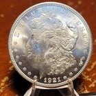 1921 P MORGAN SILVER DOLLAR 90% Silver SHARP BU UNCIRCULATED COIN