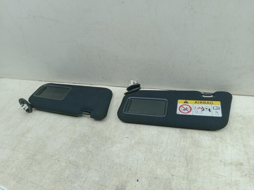 LEXUS CT200H F SPORT BLACK SUN VISOR PAIR LEFT & RIGHT 2014-2020 7431076160C1 - Picture 2 of 12