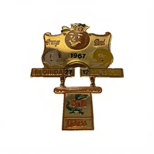 Florida Gators versus  Ga Tech Orange Bowl Commemorative Pin 1967