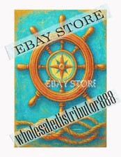 1000 piece jigsaw puzzle Coastal helm wheel maritime