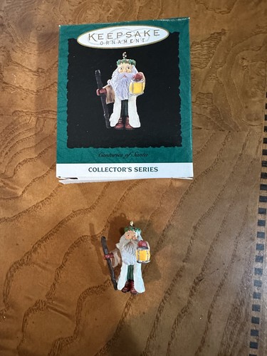 Centuries Of Santa`1996`Miniature Hallmark Ornament Keepsake Collector's Series - Picture 5 of 5