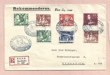 SWEDEN APL 1938 FDC - 300TH ANNIVERSARY FOUNDING NEW SWEDEN IN U.S.
