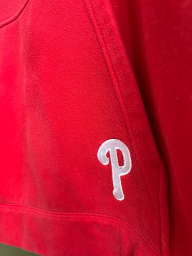 Vintage Philadelphia Phillies Nike Center Swoosh Hoodie Sweatshirt-Tag M, Fits L - Bild 5 von 6