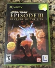 Star Wars: Episode III: Revenge of the Sith (Microsoft Xbox, 2005) CIB 💎 MINT