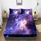 Full Size Bed Sheets Boys Lightning Star Boy Sheet Galaxy Kids Sheets 3D Prin...