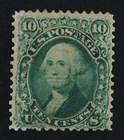 CKStamps: US Stamps Collection Scott#68 10c Washington Mint H OG Gum Dist