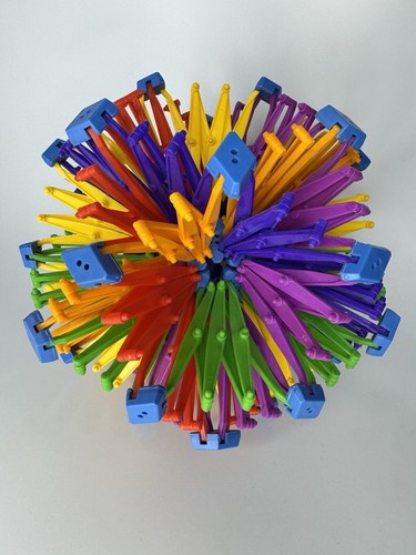 Vintage Hoberman Large Expanding Rainbow Sphere 9" - 31.5” Science WORKS - Picture 2 of 4
