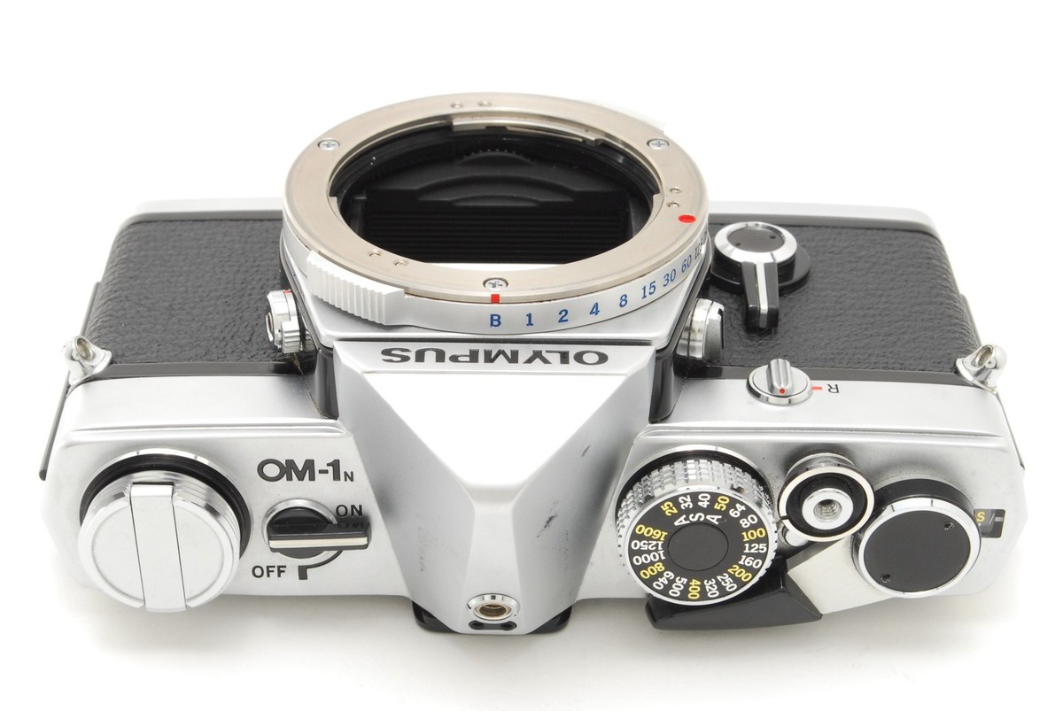 Near MINT] Olympus OM-1N 35mm SLR Film Camera Silver with