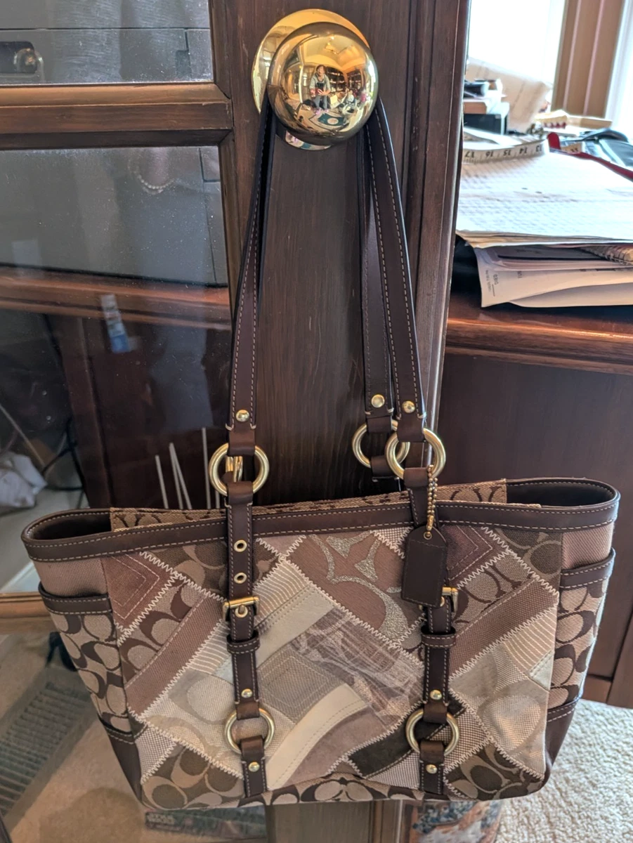 Coach Patchwork Shoulder Bag Medium Bags & Handbags for Women for