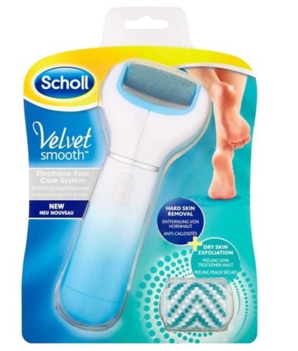 Scholl Velvet Smooth Electric Foot File Exfoliating Refill Blue + 2x Free Roller - Picture 3 of 3