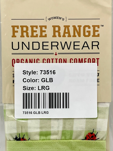 Duluth Damen Freilandunterwäsche Slip/Marienkäfer grün Gingham Large (14-16) - Bild 9 von 11