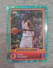 2024 Topps Chrome McDonald's *JRUE HOLIDAY* Base Aqua Wave Refractor /199 SP #47