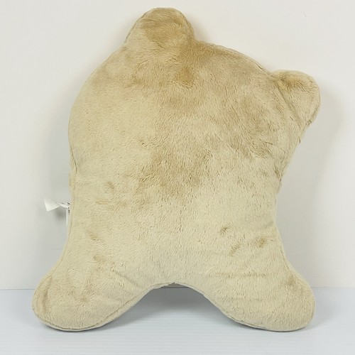 Vtg Ganz Plush Bear w/ Red Heart Tan Pillow Stuffed Animal Rare HTF - Picture 2 of 5