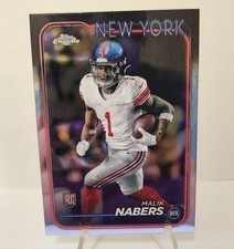 2024 Topps Chrome - Rookies Malik Nabers #205 (RC)