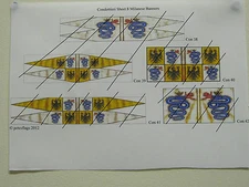 28mm Medieval Renaissance Flags of the Italian Duke of Milan