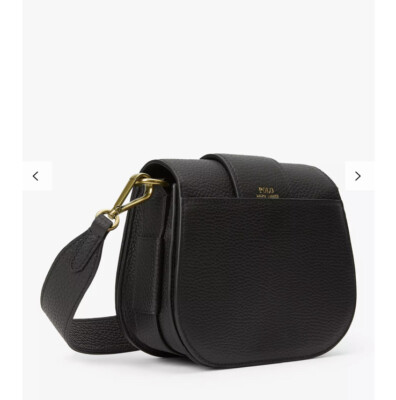 Polo Ralph Lauren Black Pebbled Leather Buckle Lennox Backpack Bag Gold Hardware Polo Ralph Lauren Men main image 3