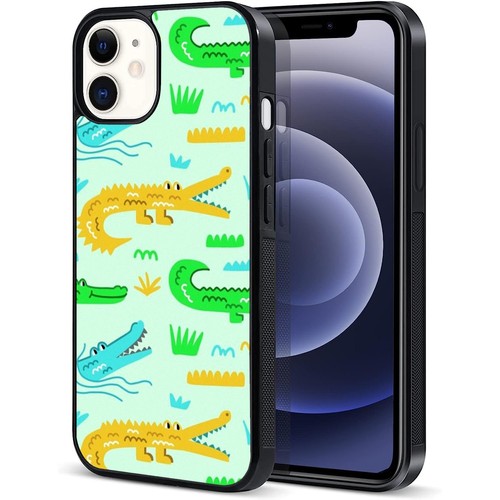 Aesthetic Cover For Samsung A15 A16 S23 S24 S25 Ultra FE Green Crocodile Pattern - 第 18/25 張圖片
