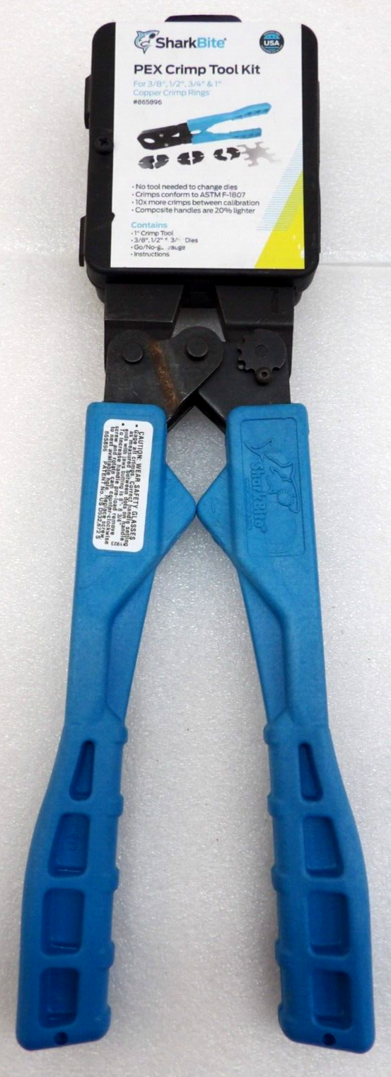 SharkBite Pex Crimp Tool Kit 865896 For 3/8