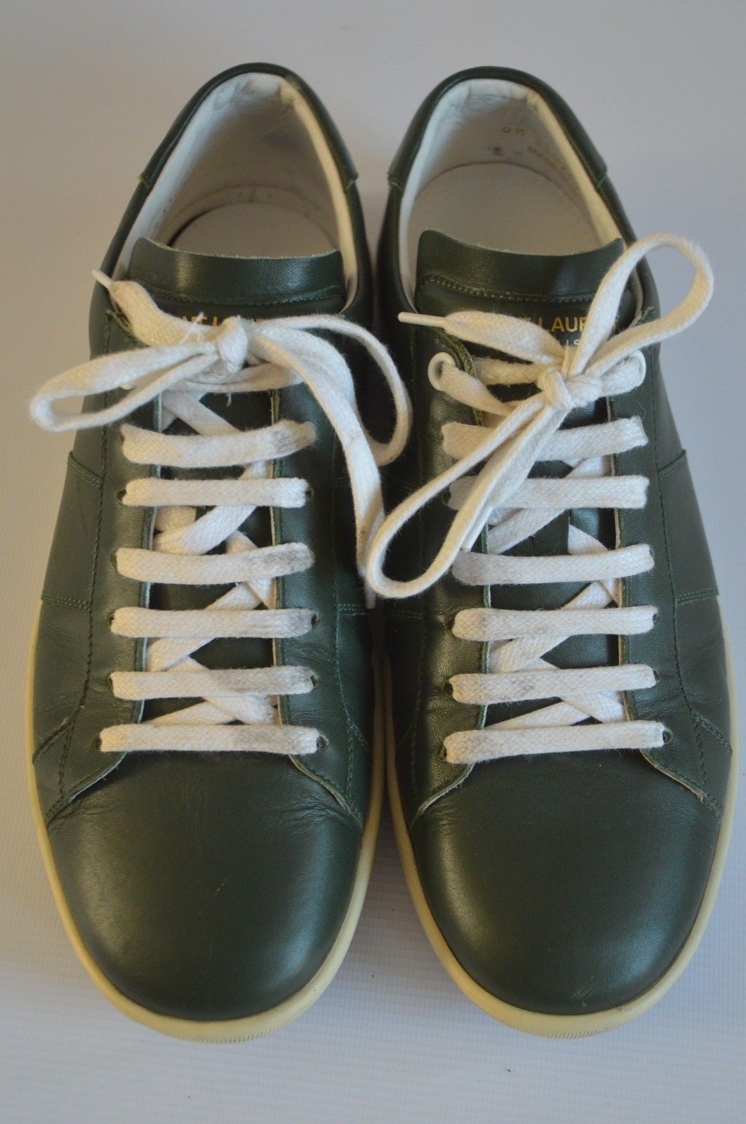 Saint Laurent SL 03 Dark Grün Leather Leather Leather Fashion Trainers - UK 7 EUR 41 USA 8 b3d568 Saint Laurent SL 03 Dark Grün Leather Leather Leather Fashion Trainers - UK 7 EUR 41 USA 8 b3d568