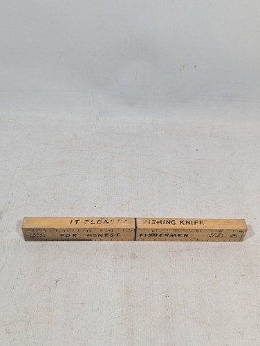 1960er Jahre ehrliches/unehrliches Fischerherrscher schwimmendes Fischmesser - es schwimmt! - Bild 2 von 3