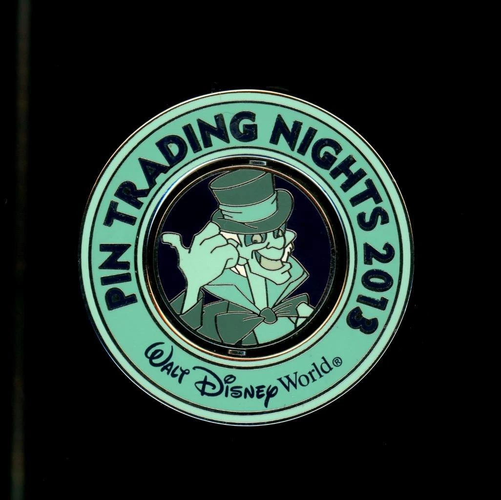 WDW Hitch Hiking Ghost Ezra Spinner Trading Nights 2013 LE Disney Pin 98211