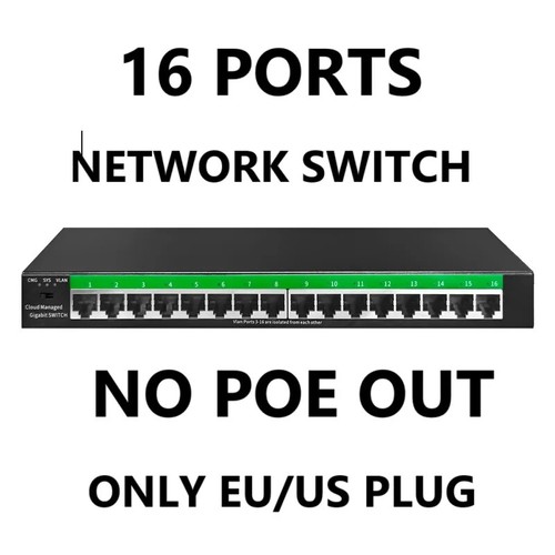 Cloud-managed Gigabit Ethernet Switch 8 Port Network Switch 48V POE Network Lot - Picture 8 of 21