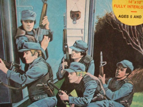 S.W.A.T. Puzzle von 1975, hervorragende Grafik, einige Gebrauchsspuren im Karton! - Bild 3 von 5