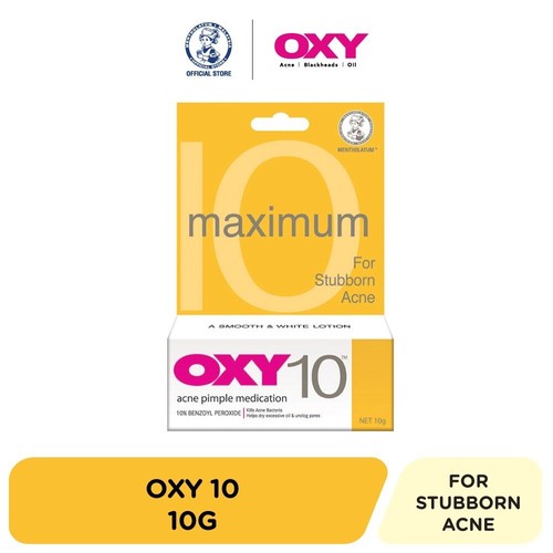 2 Tubes New OXY 10 Acne & Pimple Treatment Maximum Strength 10g FAST SHIP - Picture 2 of 9