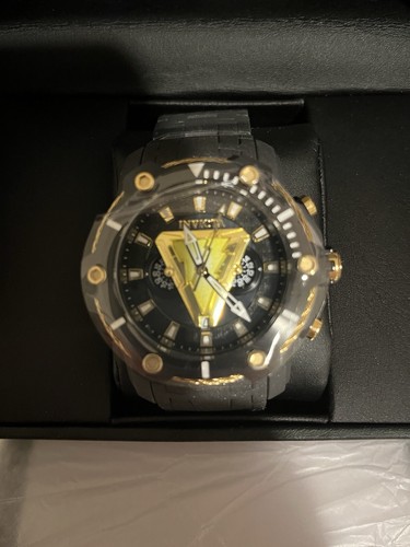 LIMITED EDITION #44 Invicta DC Comics Black Adam Men Mother of Pearl Dial 51.5mm - Picture 1 of 6