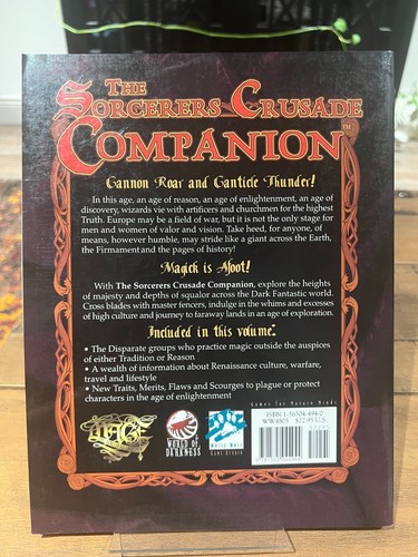 The Sorcerers Crusade Companion Source Book for the Sorcerers Crusade WW4805 - Bild 2 von 2