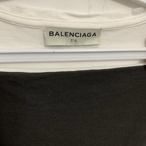 BALENCIAGA SHIRT DRESS SHORT SIZE S SHORT SLEEVE BLACK MADE IN PORTUGAL #Z3 - Picture 6 of 13
