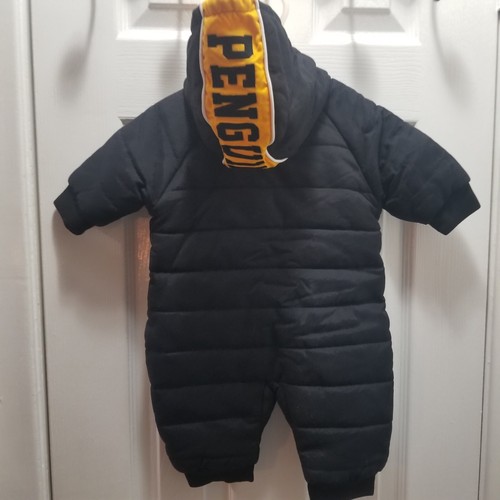 NHL Pittsburgh Penguins Newborn Infant Winter Snowsuit Newborn 0/3 Months - Picture 6 of 9