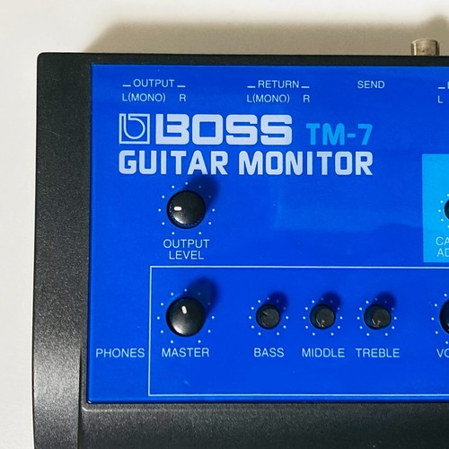 Boss Guitar Monitor Amplifier Simulator TM-7 Made in Taiwan Tested from Japan - Picture 3 of 16