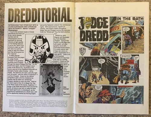 JUDGE DREDD #47 (1986) VF FLEETWAY - Picture 5 of 5
