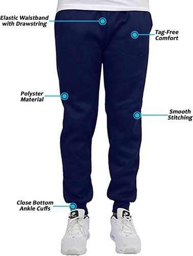 Galaxy Men's Fleece-Lined Jogger Pocket Sweatpants (Size S-5XL) NWT Free Ship - Picture 20 of 38