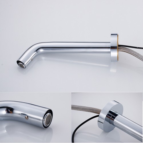 Grifo de fregadero con sensor automático electrónico de baño grifo cromado - Imagen 5 de 6