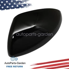 Black LH Driver Side Rear View Mirror Cover Cap For Chevrolet Cruze 2016-2019