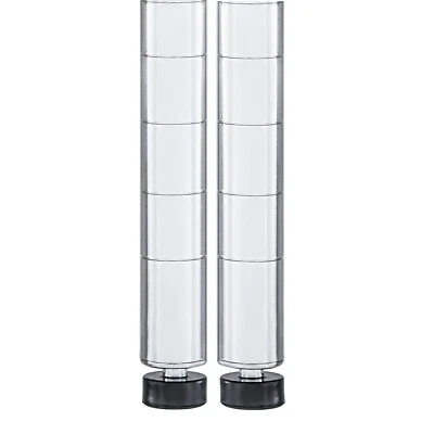 Seville Classics 72-Inch Chrome NSF Shelving Poles 2 Pack