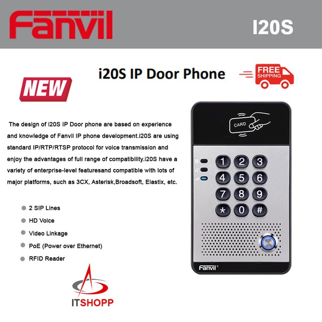 Fanvil I30 Indoor Ip Sip Video Rfid Door Phone 3cx Asterisk Broadsoft Elastix For Sale Online Ebay