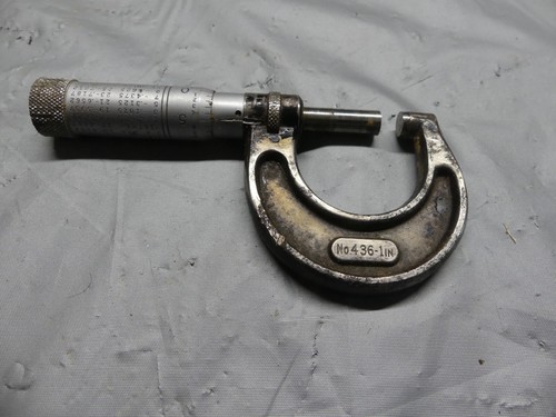 Starrett Vintage Nr. 436 AUSSENMESSSCHRAUBE 1 ZOLL - Bild 4 von 5