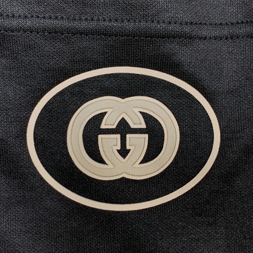 New Gucci GG Taped Green x Red Web Stripe Jersey Cotton Blend Shorts Size L - Picture 9 of 13