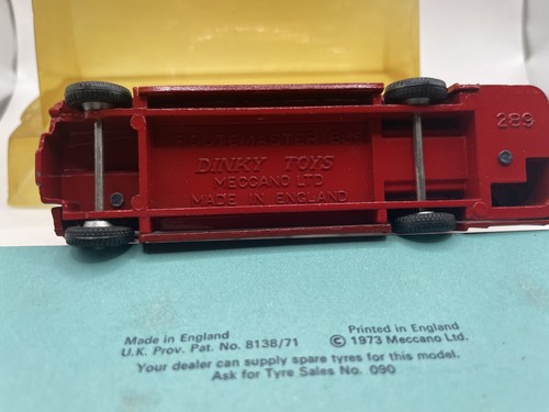 Dinky 289 Routemaster Bus Madame Tussaud's With Original Box Early Version Rare - Picture 5 of 7