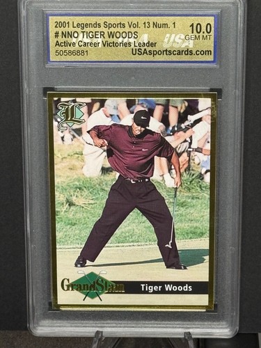 Tiger Woods 2001 gema como nueva 10 - ¡3 tarjetas! - Imagen 2 de 4