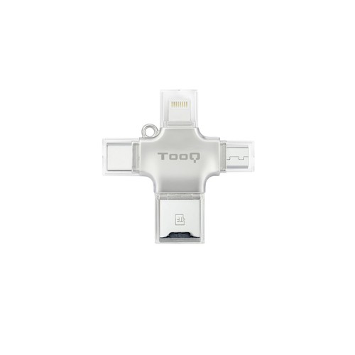 Lector de Tarjetas Externo de memoria USB 4 en 1 para tarjetas Micro SD - Tooq - Imagen 3 de 8