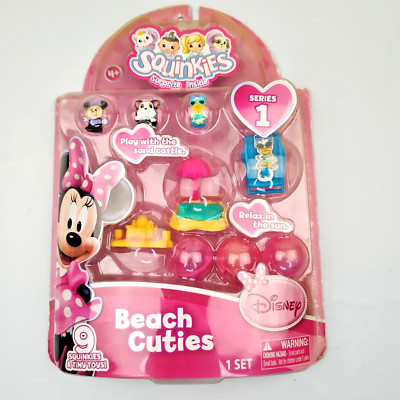 Squinkies Disney Beach Cuties & Park Pals Sand Castle Brach Chair Series 1  RARE