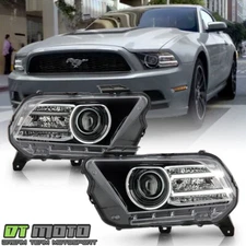 2013-2014 Ford Mustang [HID/Xenon Model] OE Style LED DRL Projector Headlights